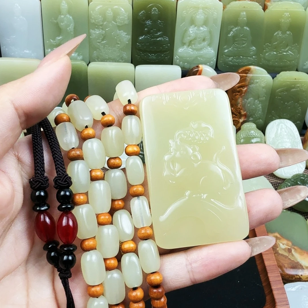 厦***部冰晴水生肖鼠吊坠挂件