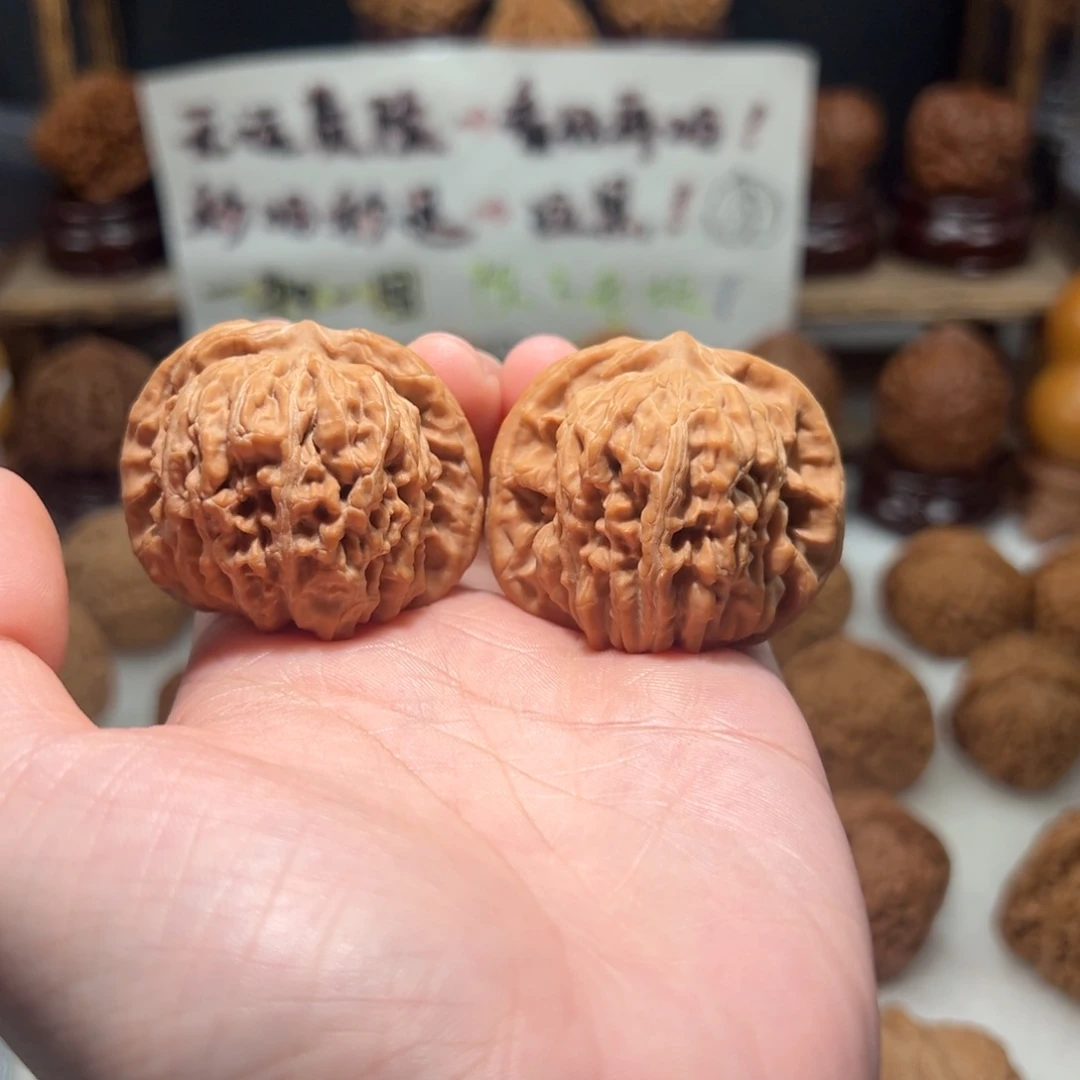 文玩核桃吊坠四座楼