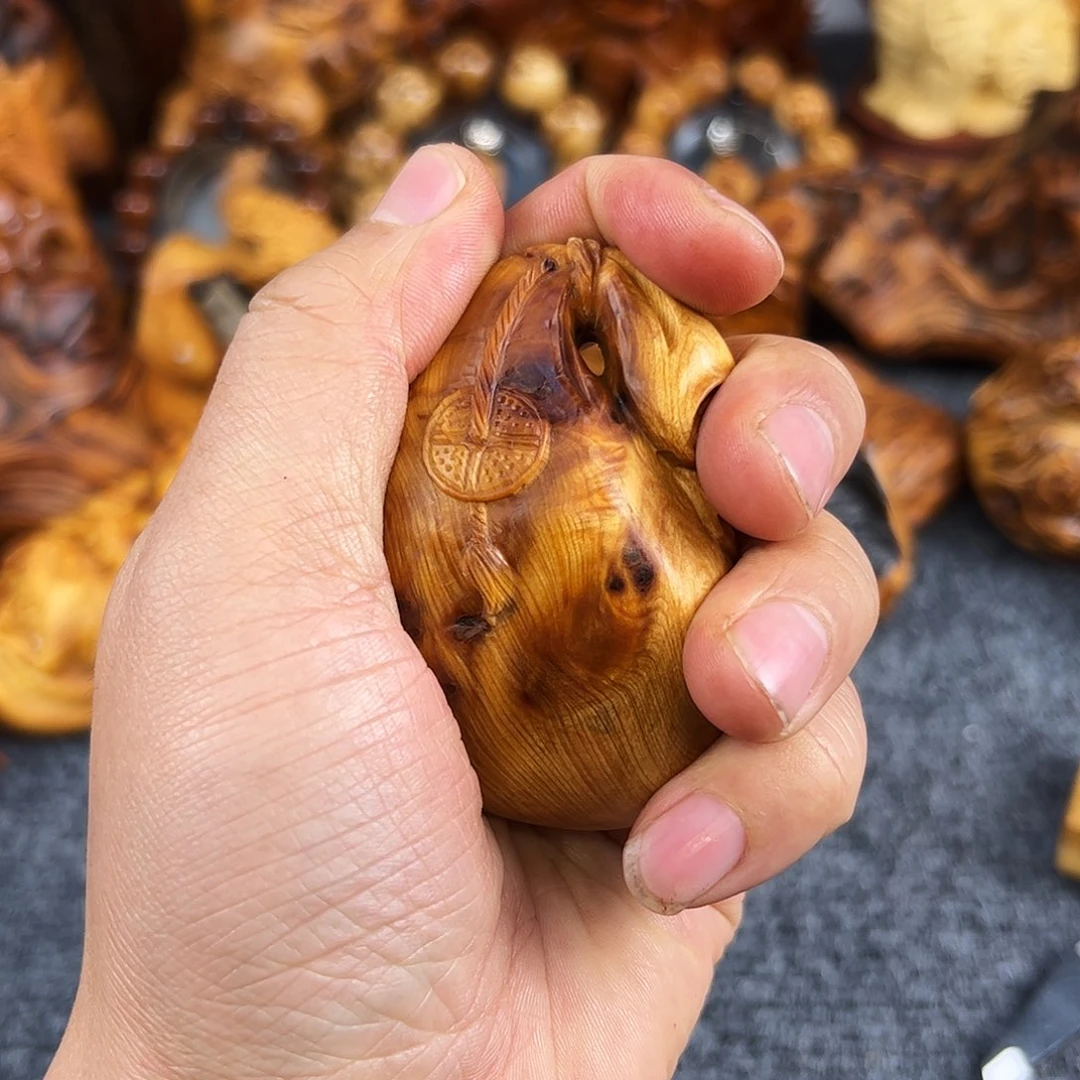 柏木崖柏玉化坨子瘤疤钱袋