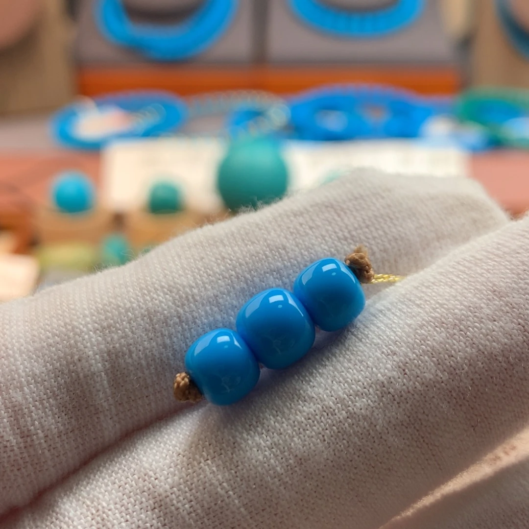 绿松石未镶嵌绿松石6.9mm