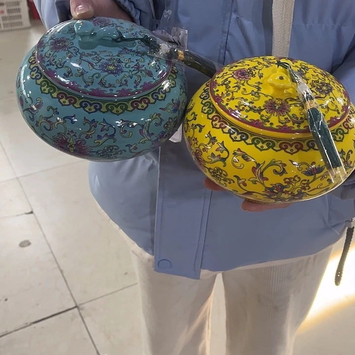 其他陶瓷摆件家居茶叶罐陶瓷