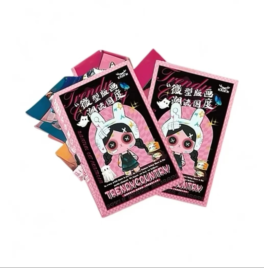 【PK】卡登文化《潮流国度》潮流艺术微型版画收藏卡（代拆盲盒）粥粥