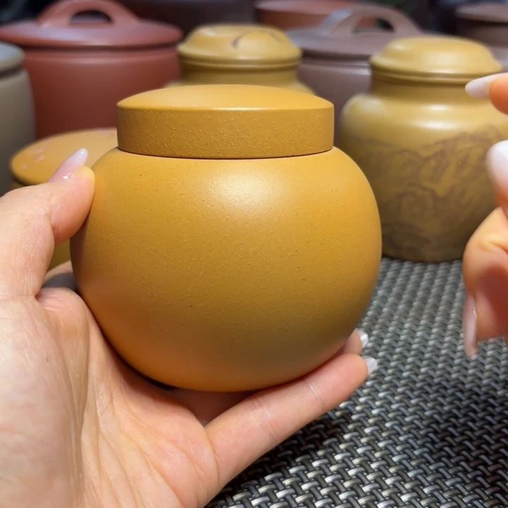 紫砂茶叶罐中高端紫砂茶叶罐