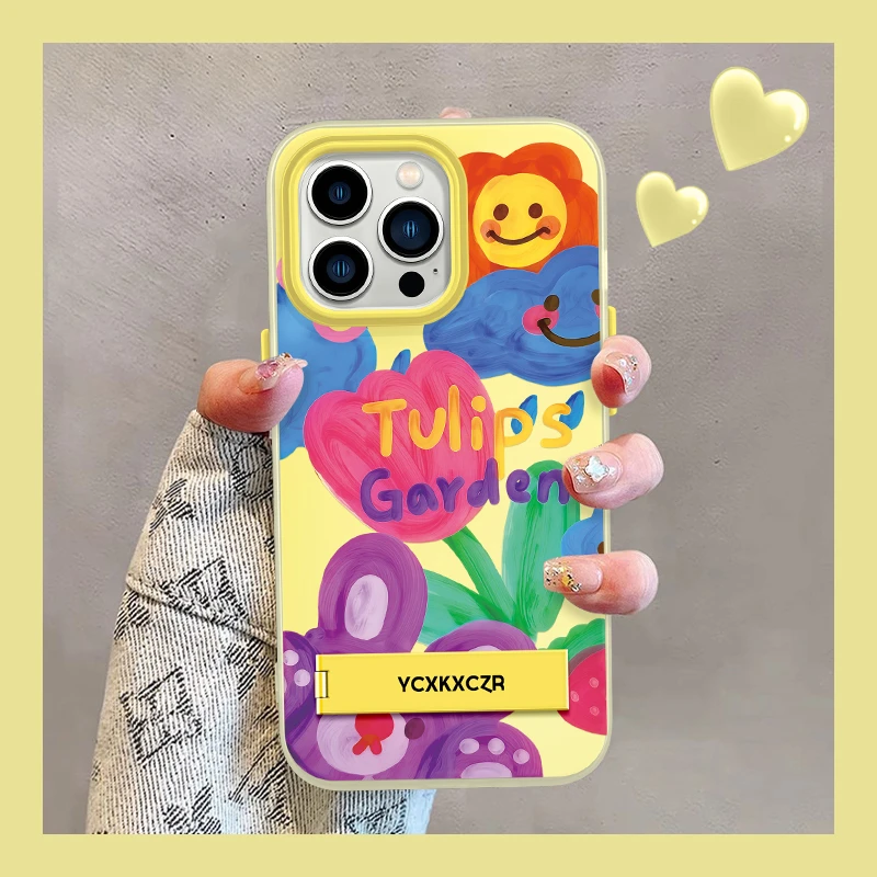 晴朗兔子手机壳适用于苹果16/14/华为果冻二合一壳可爱流行卡通女