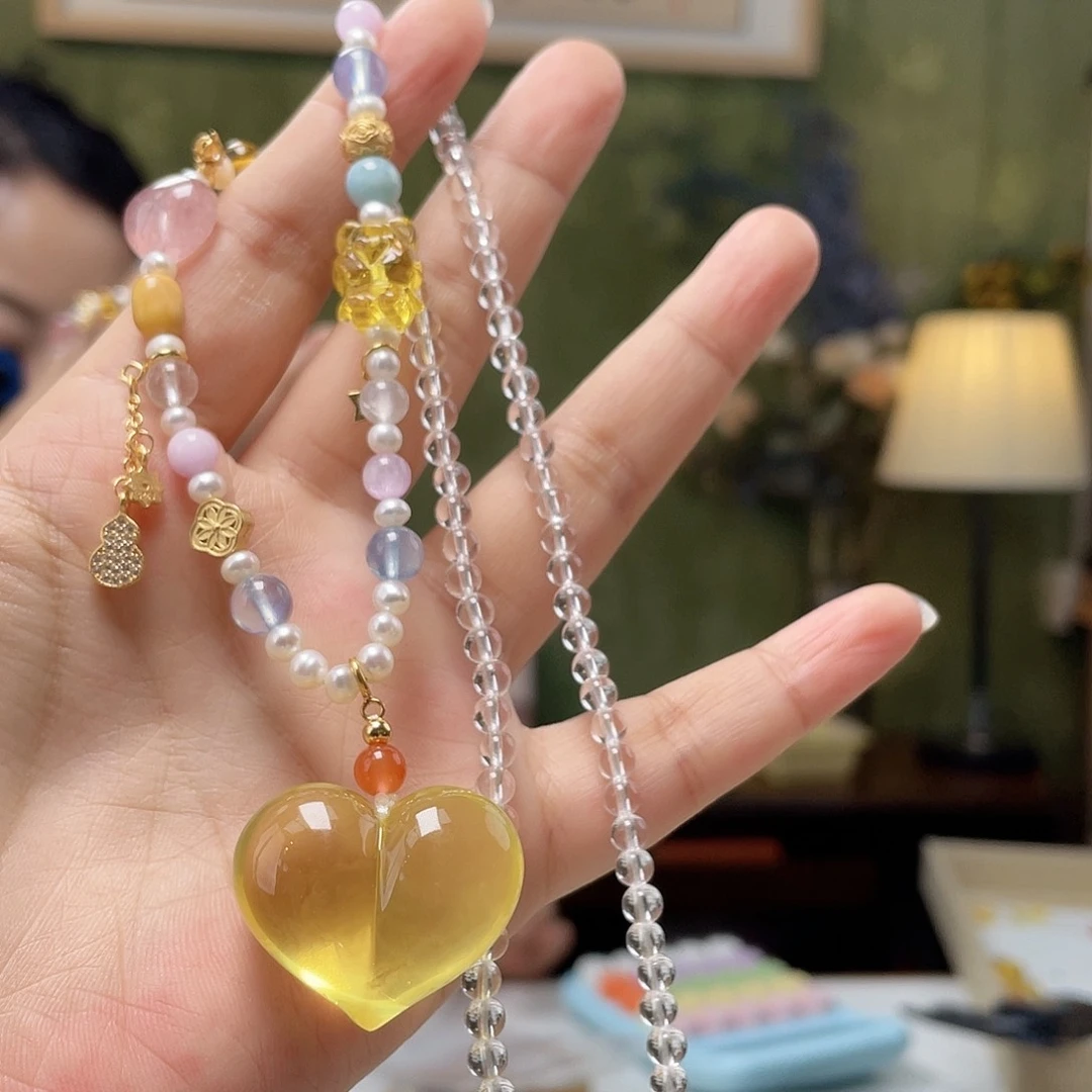 裸石琥珀未镶嵌蜜蜡吊坠