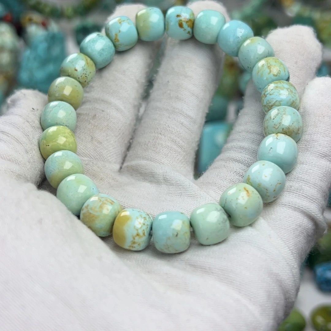 绿松石银S925镶嵌珠宝奇石