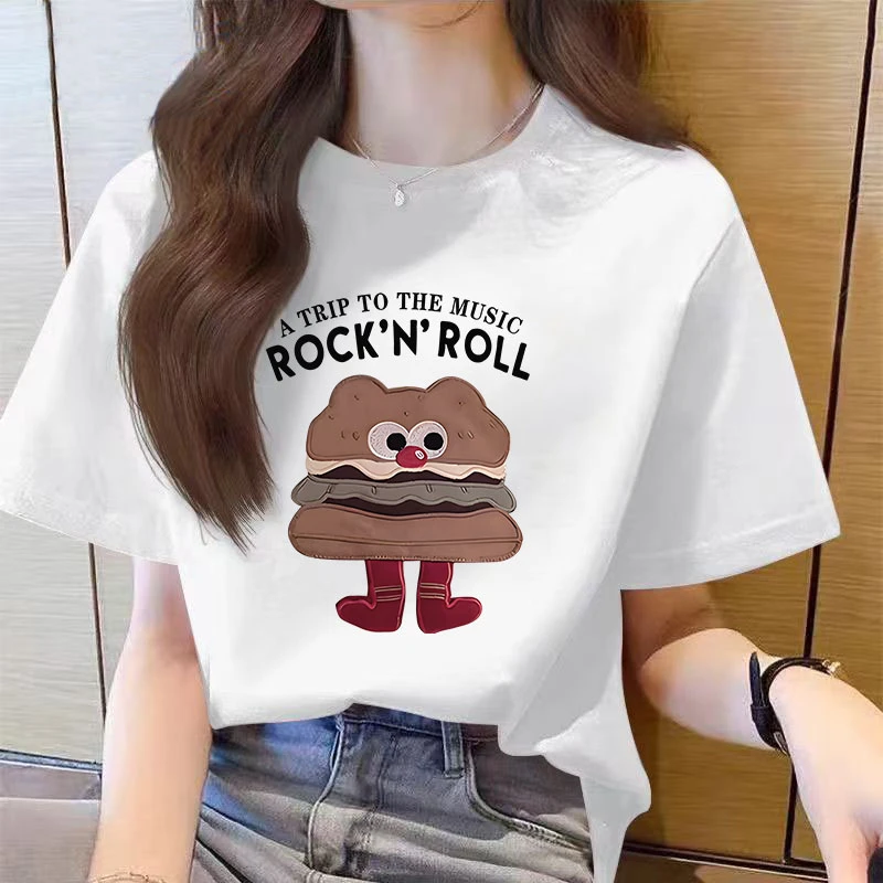 【宠粉福利】CS上新女款时尚休闲百搭夏季潮流春夏t恤圆领显瘦短