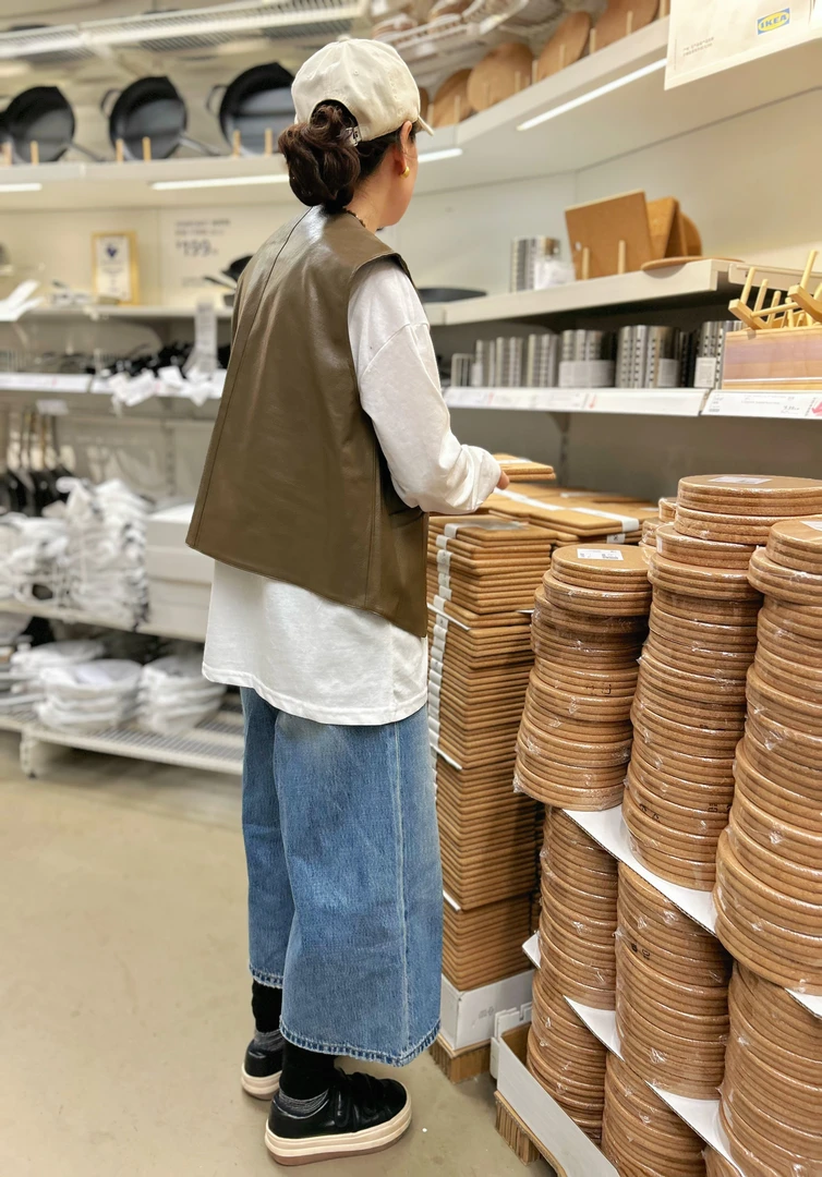 美式复古直筒7分牛仔裤2025年春季新款水洗宽松阔腿裤子夏季简约