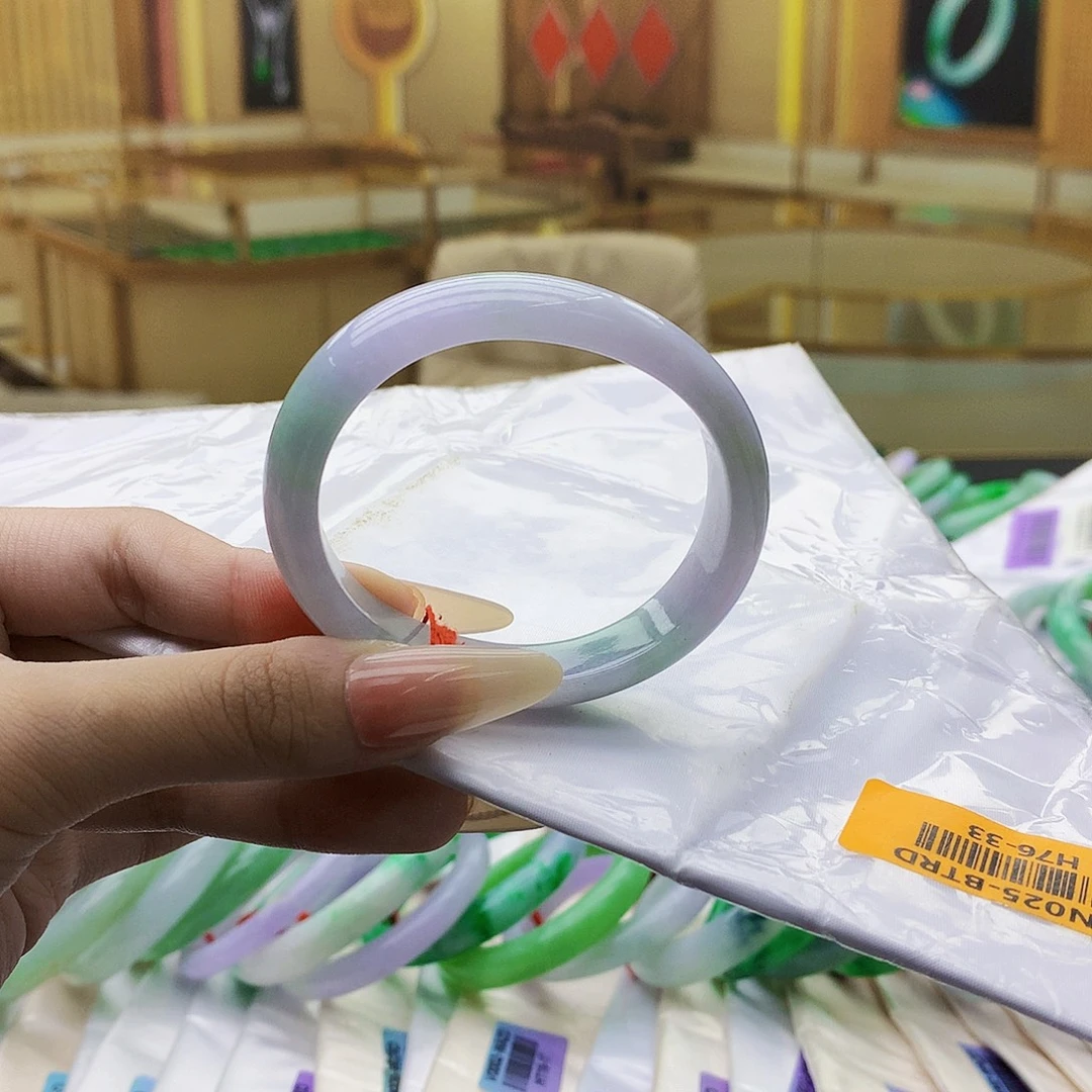 翡翠未镶嵌手镯nnnm