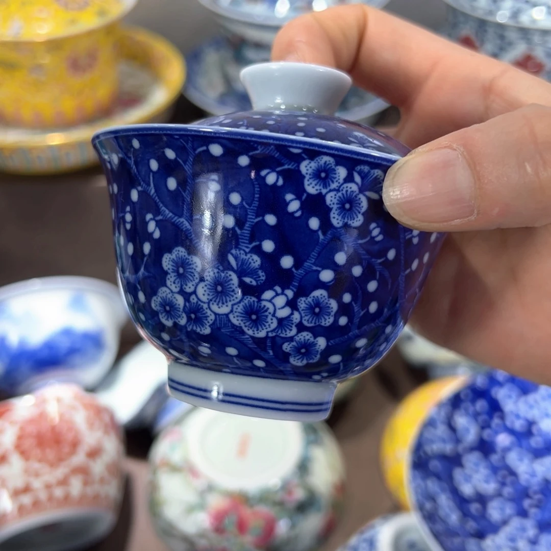 盖碗七景德镇景德镇景德镇窑