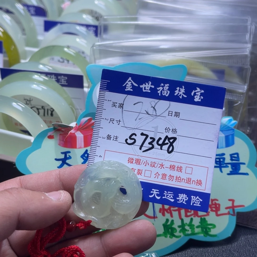 蛇纹石玉颈饰未镶嵌吴*二