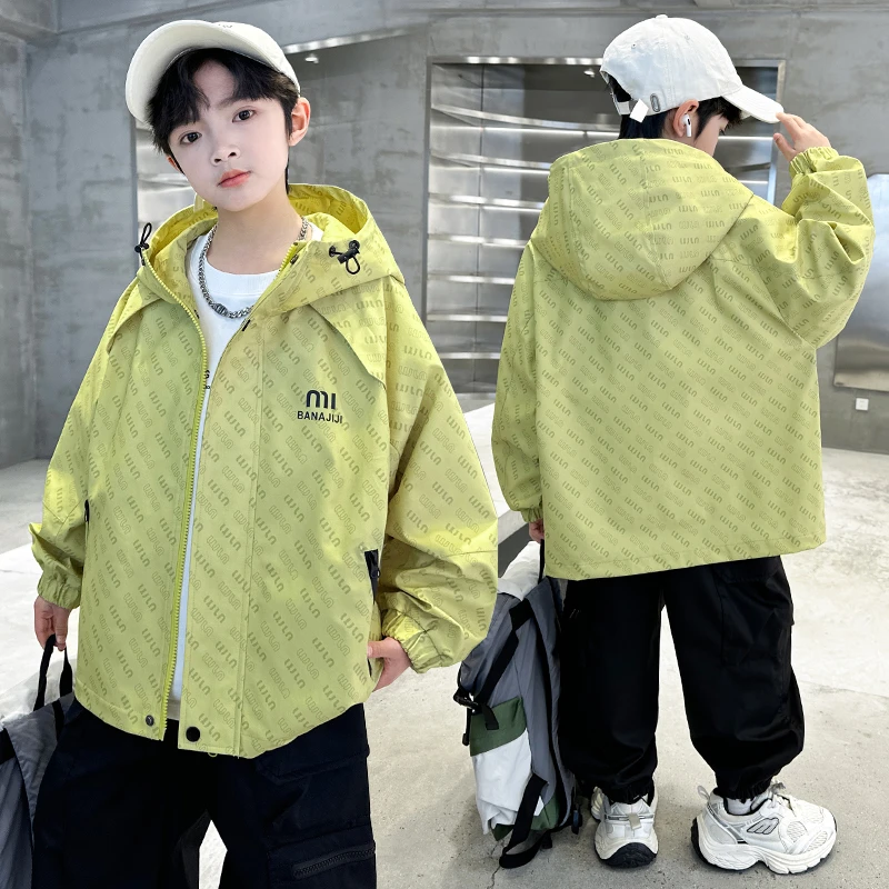 男童外套春秋款2025新款中大儿童春装酷帅气时髦【奇斯熊】A5127