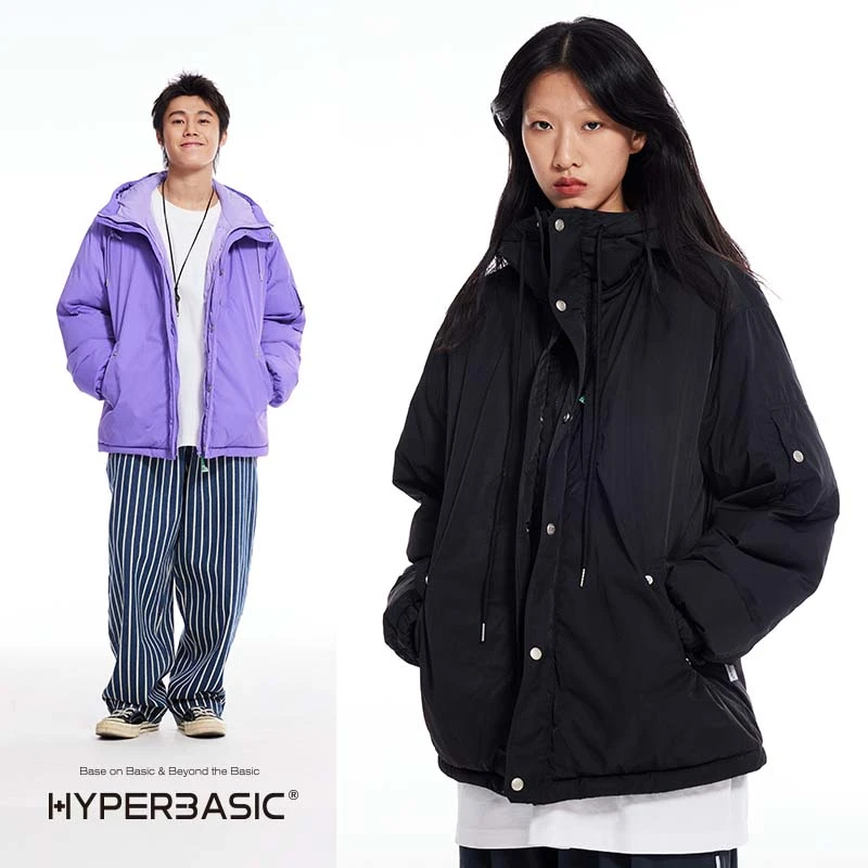 【KGOODS】HyperBasic连帽棉衣冬季加厚2023新款日系宽松休闲棉袄
