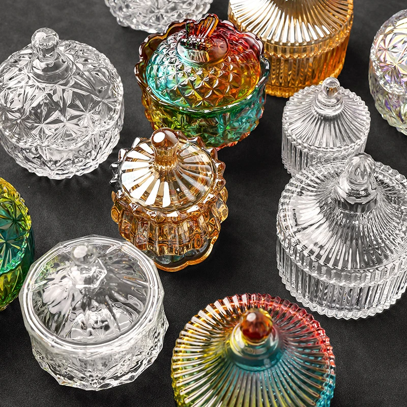 水晶御守盐净化玻璃碗白水晶消磁碎石扩香石容器首饰收纳盒串珠线