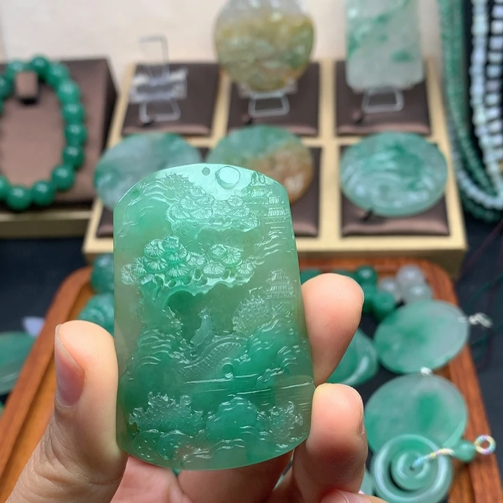 未镶嵌石英质玉珠宝半成品悠*