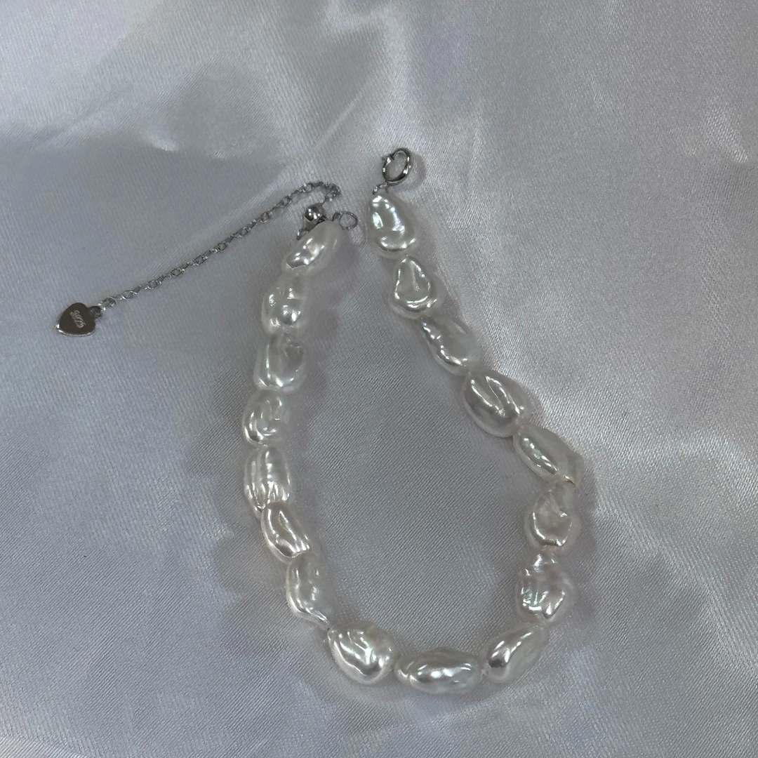 不规则淡水百搭珍珠手链 D198