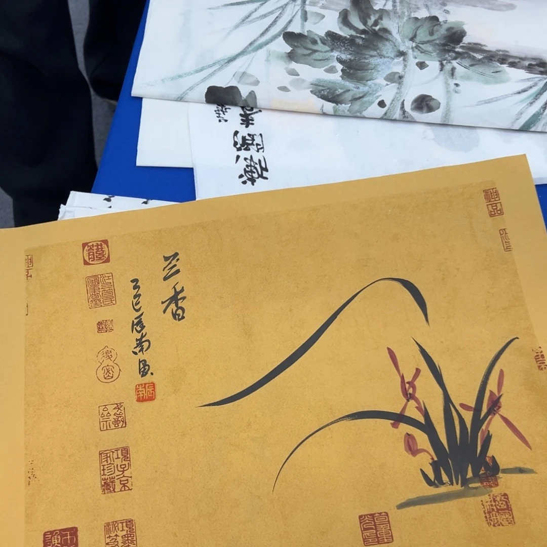 国画宣纸纯手绘字画