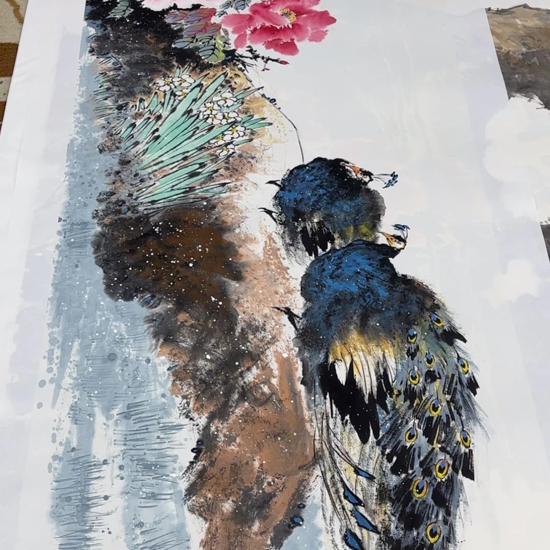 诗***华国画徐勇小六尺艺