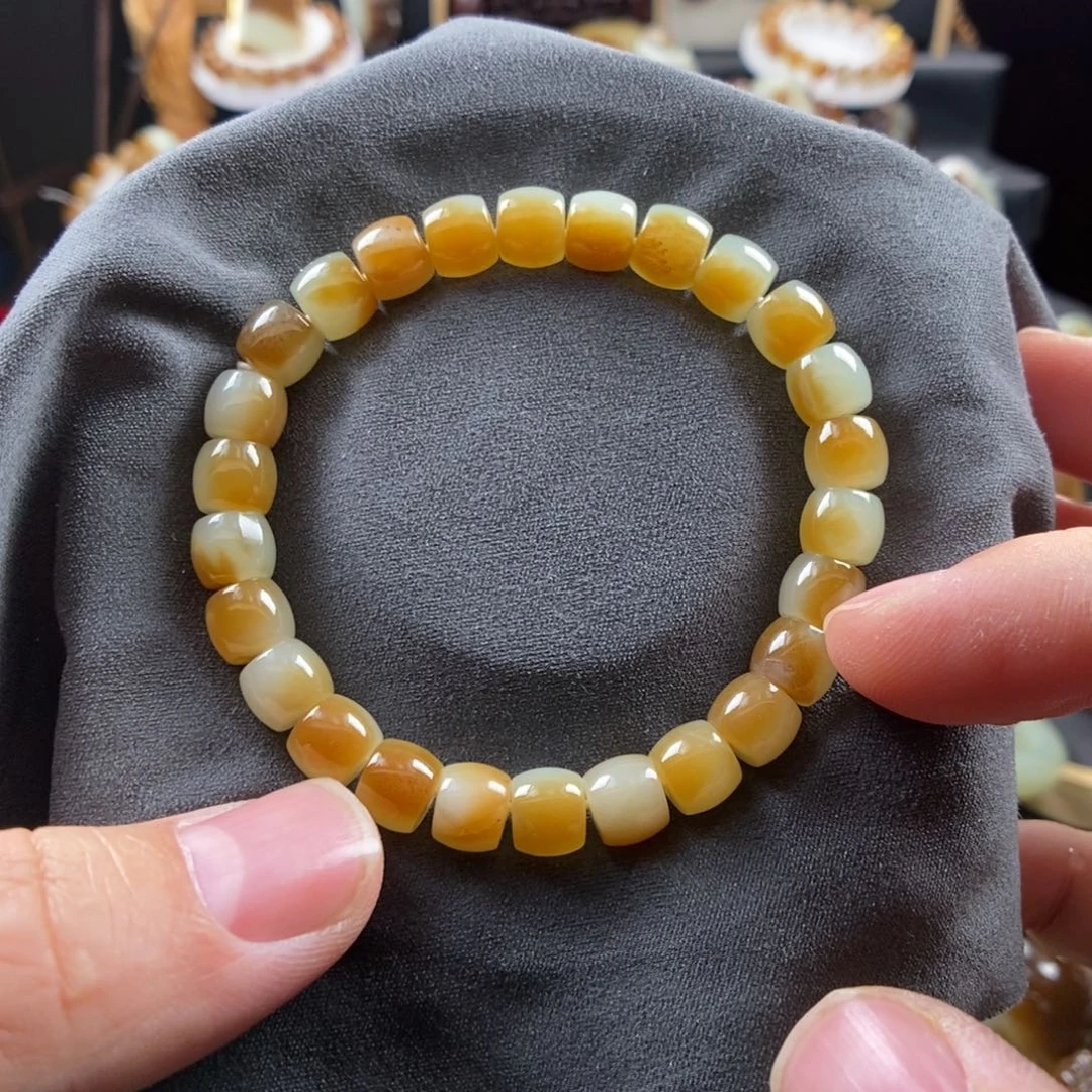 和田玉（糖玉）未镶嵌手链