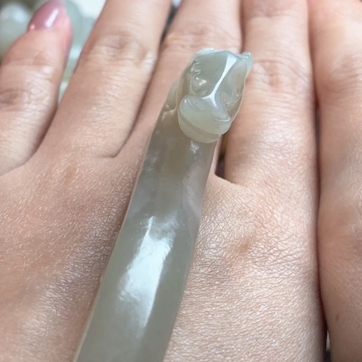 和田玉挂件未镶嵌宝****6