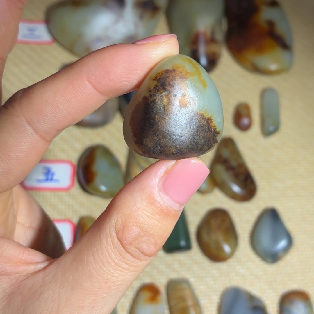 和田玉未镶嵌挂件24g