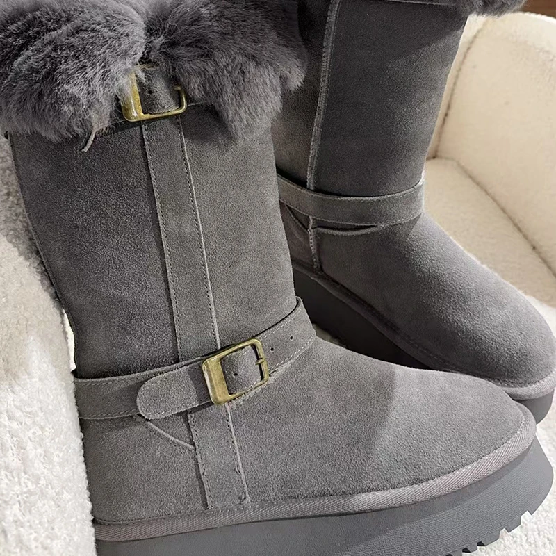 ZUOXIAOQI高筒雪地靴32