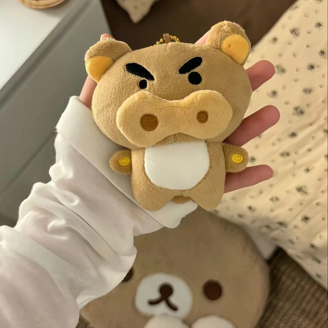 【利灵】肥嘟嘟左门卫可爱毛绒包包挂件幸福是炸猪排蜡笔小新