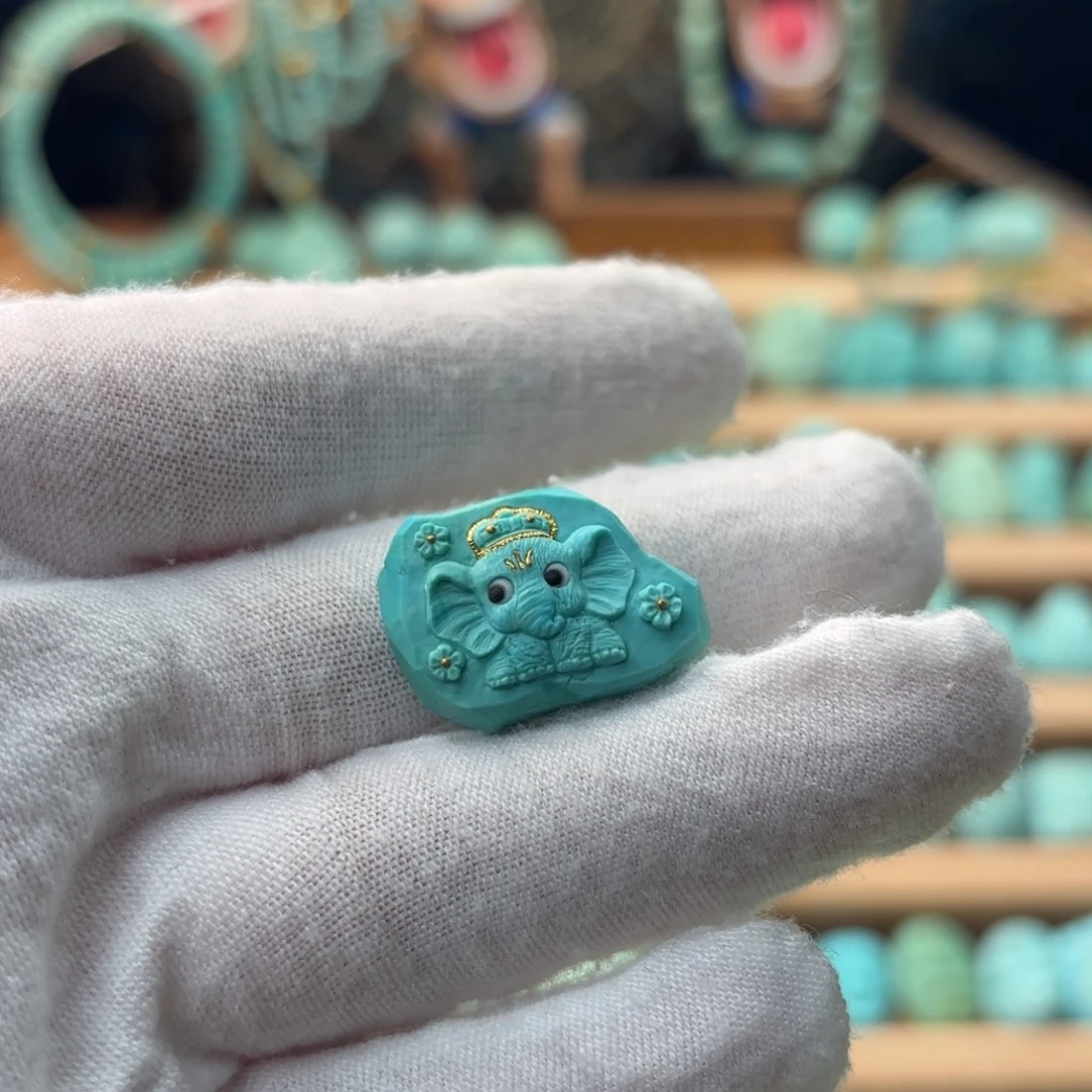 绿松石未镶嵌配饰