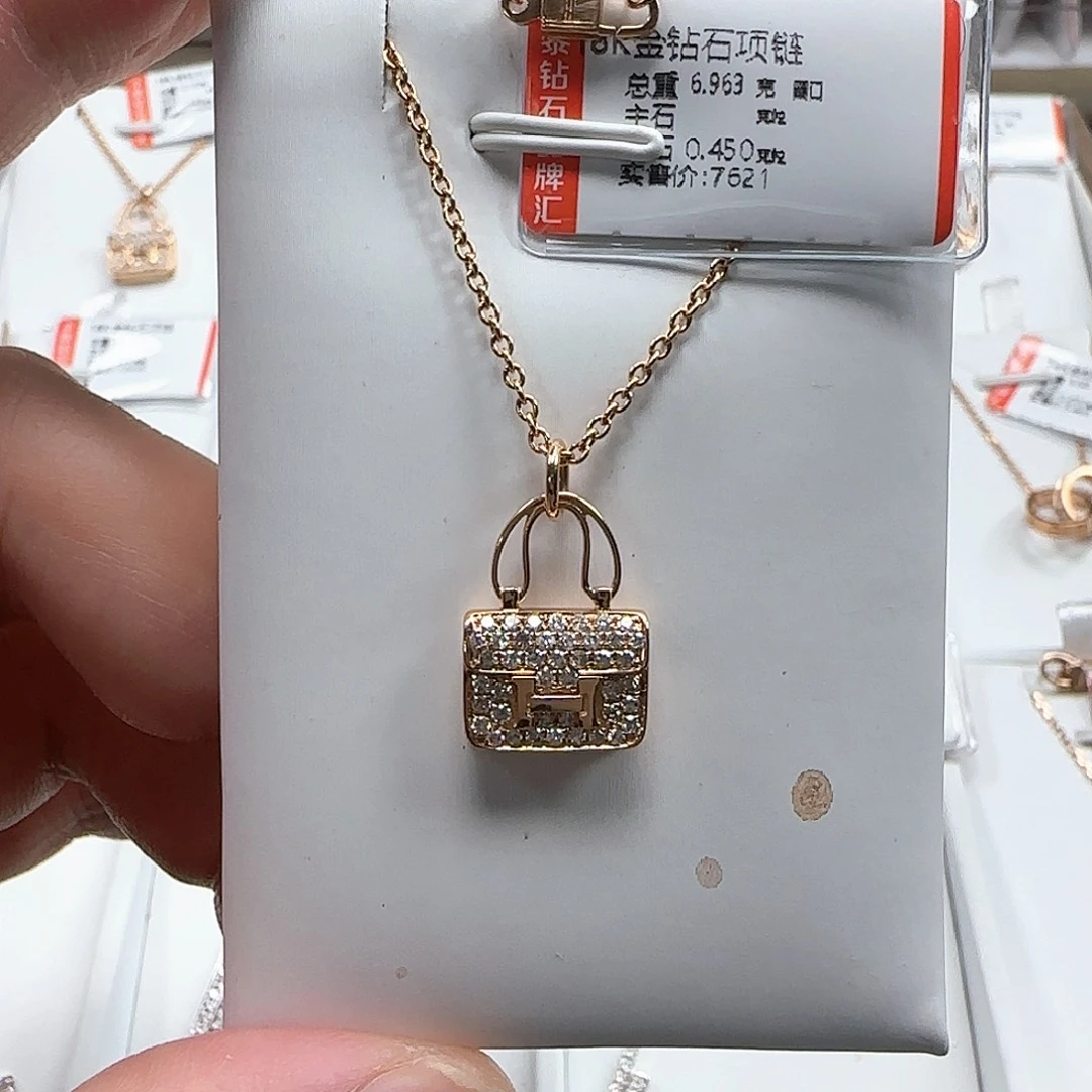 套链钻石18K金镶嵌