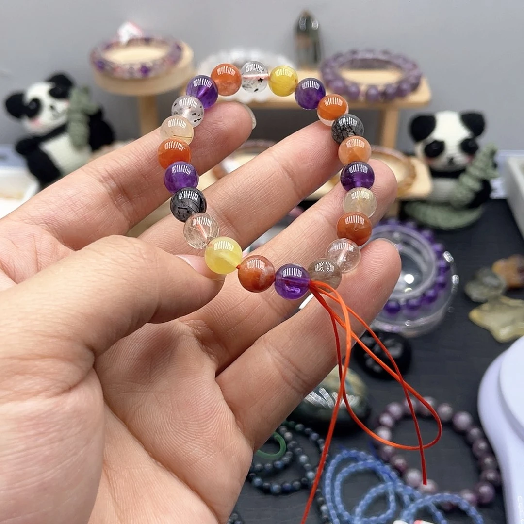 水晶手链未镶嵌多宝