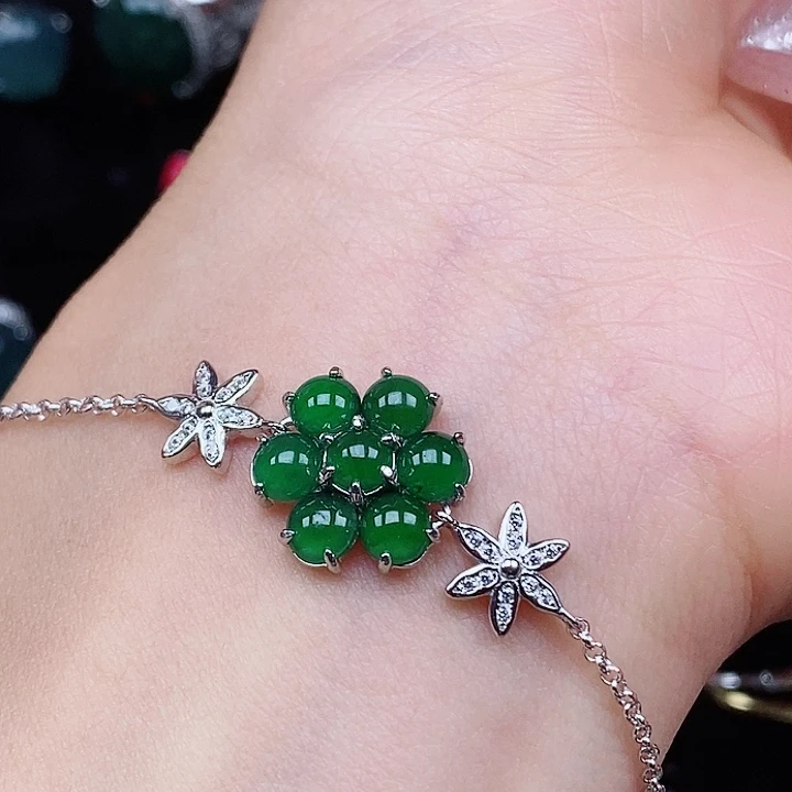 翡翠手链未镶嵌手链