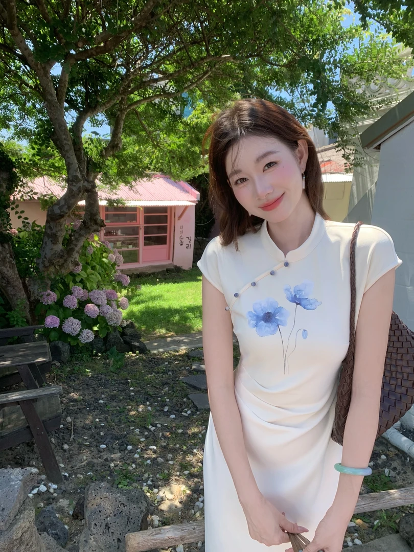 EIA一尧新中式国风【清词】清雅气质旗袍连衣裙矜贵显瘦温婉日常裙