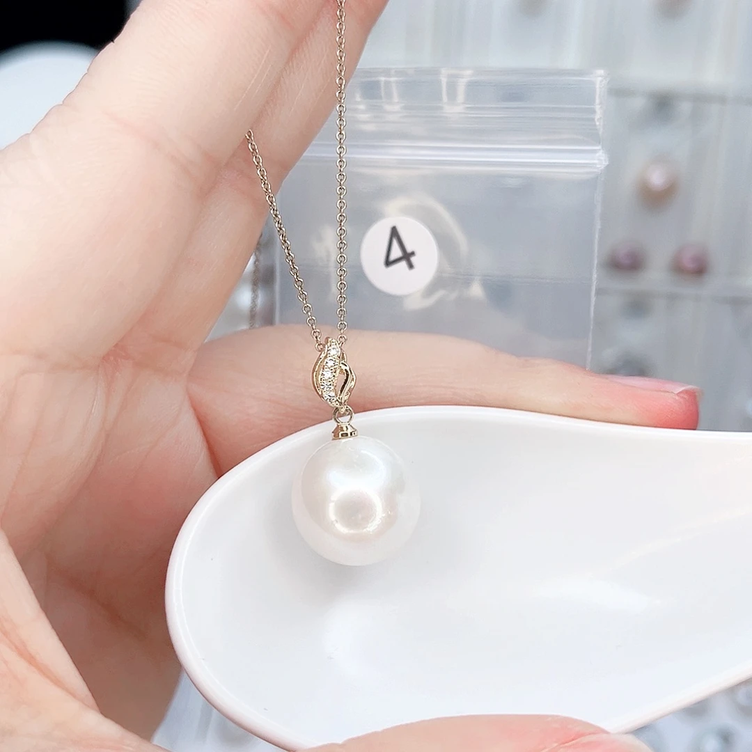 合金淡水珍珠吊坠(赠链)