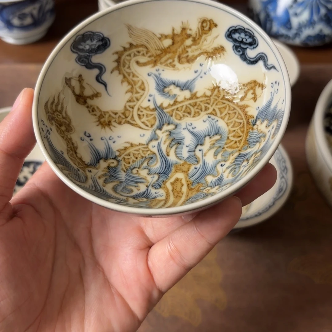 摆件景德镇手绘茶器