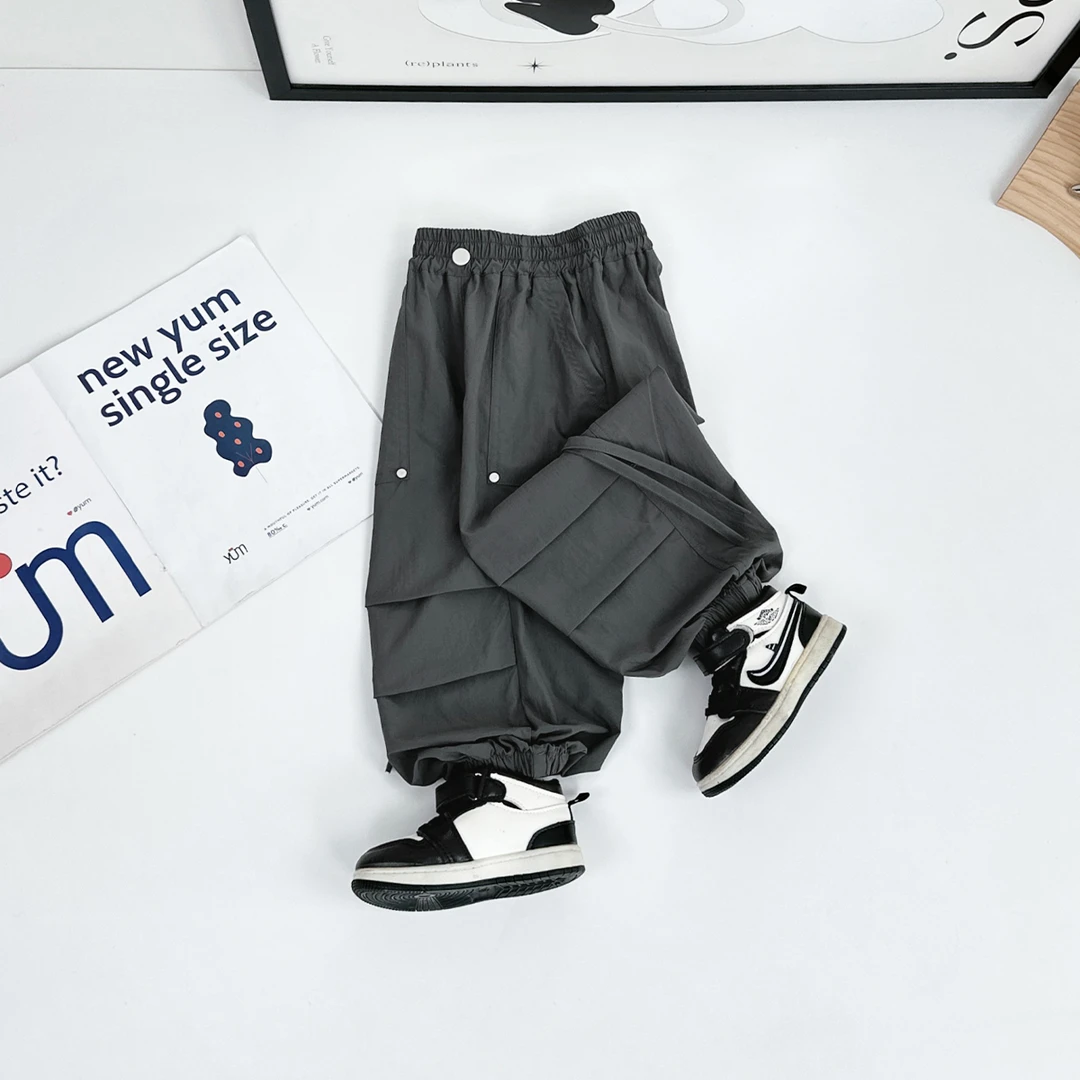 男童春夏儿童休闲裤2025新款中大童宝宝潮 BAO25026 悠悠童话童装