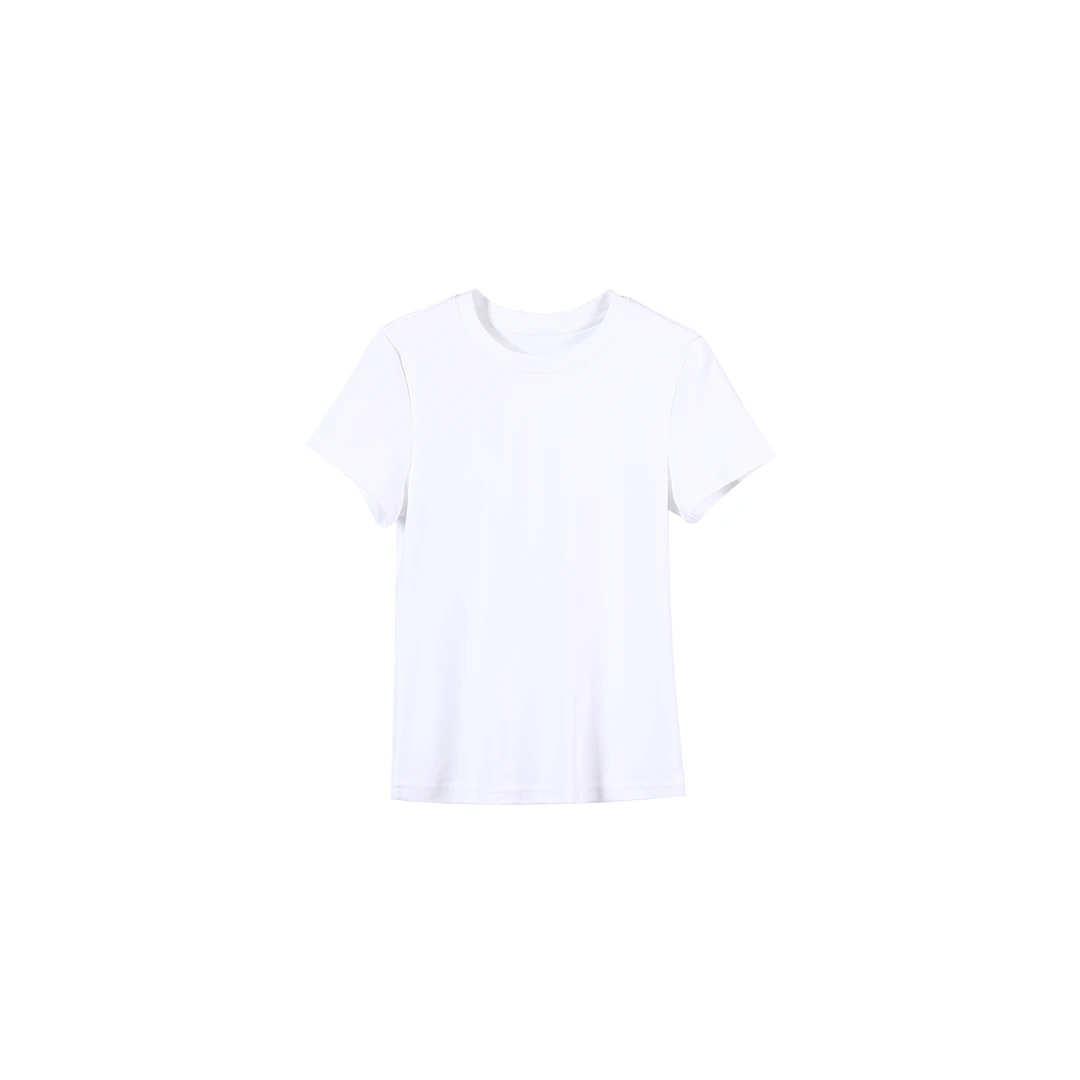 【3-5】简约纯棉圆领短袖T恤 SE50271