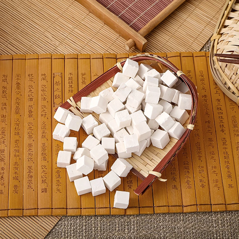 云南正宗无硫白茯苓块生切干货可泡茶煲汤深山采摘特级