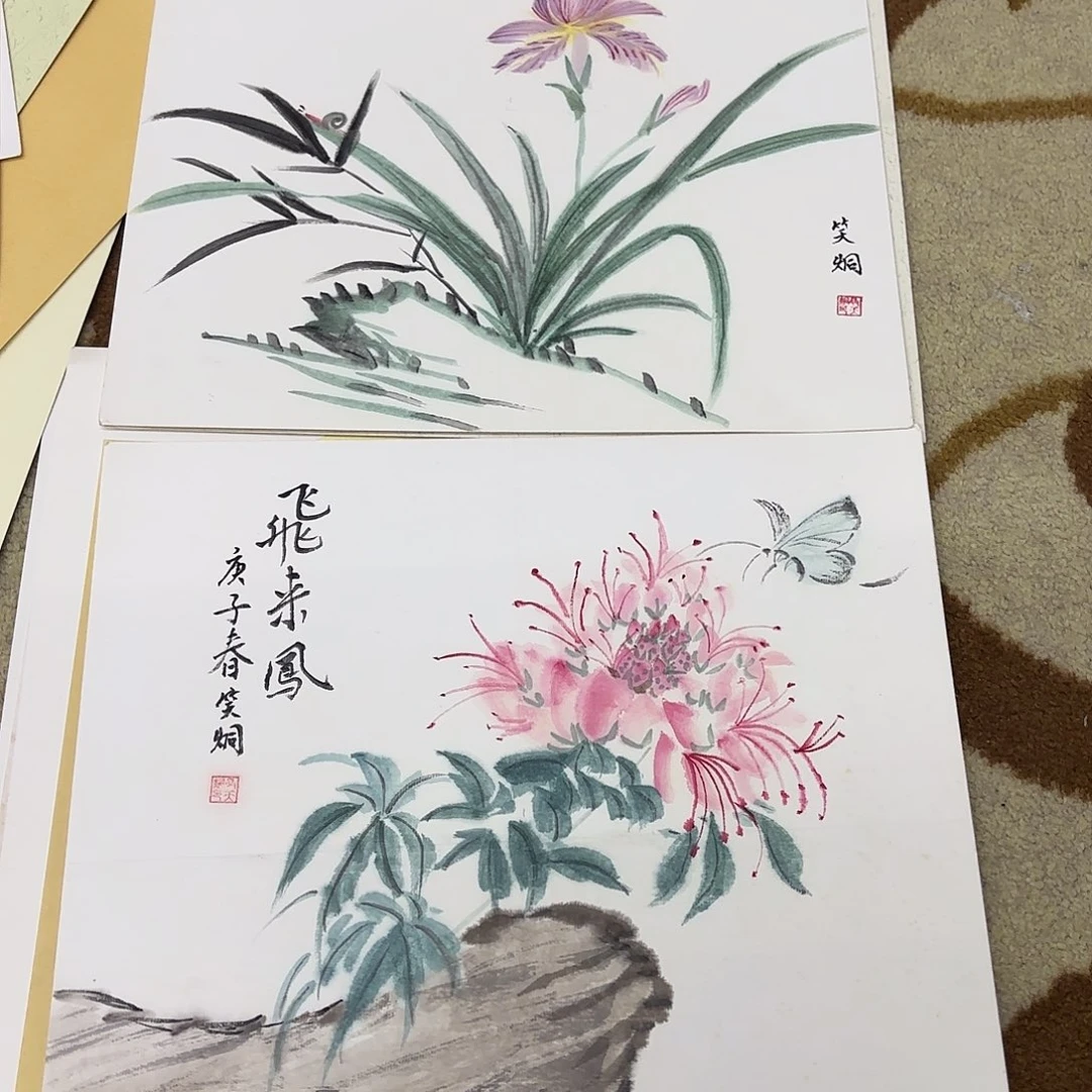 国画33-33卡纸作品童
