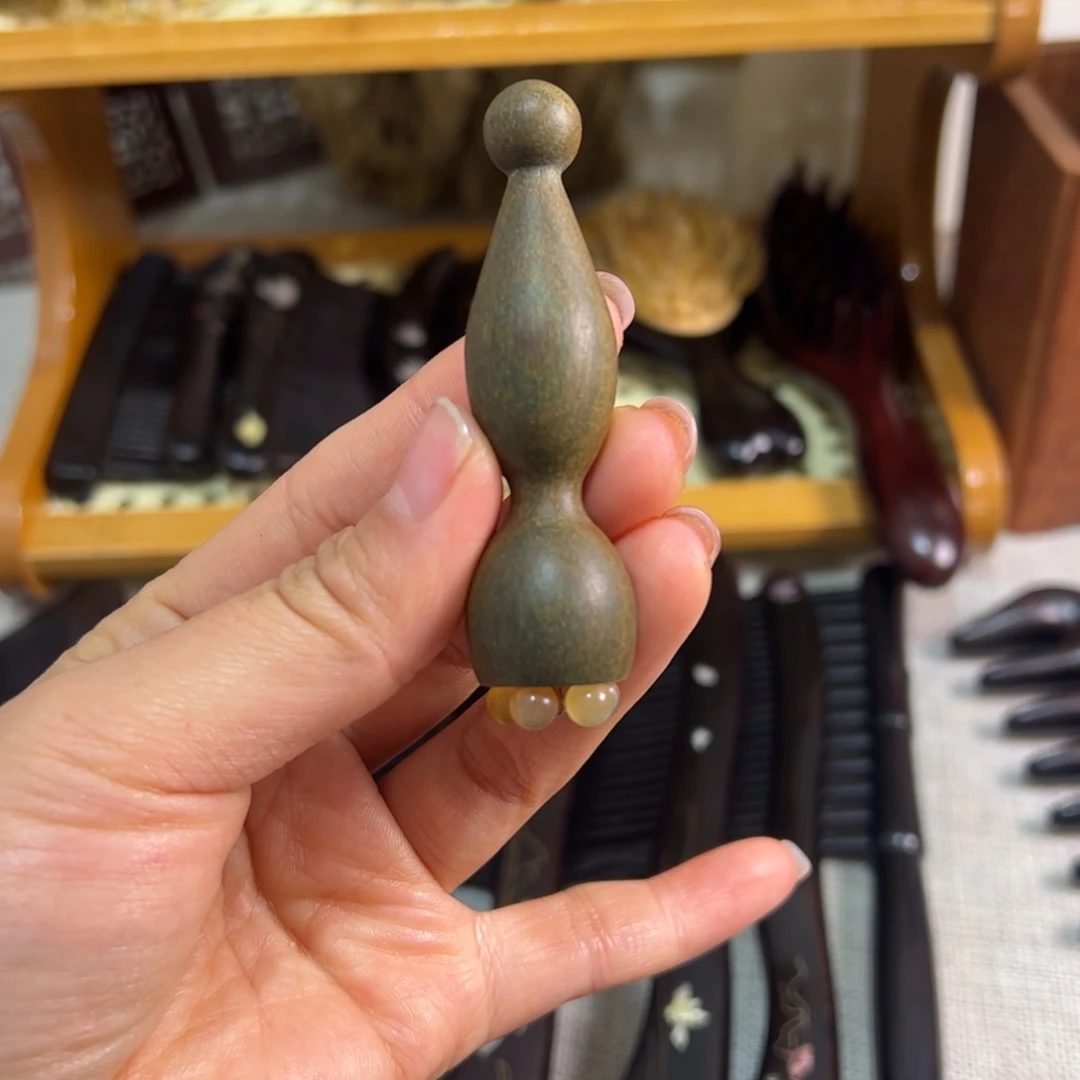 绿檀木眼部按摩器