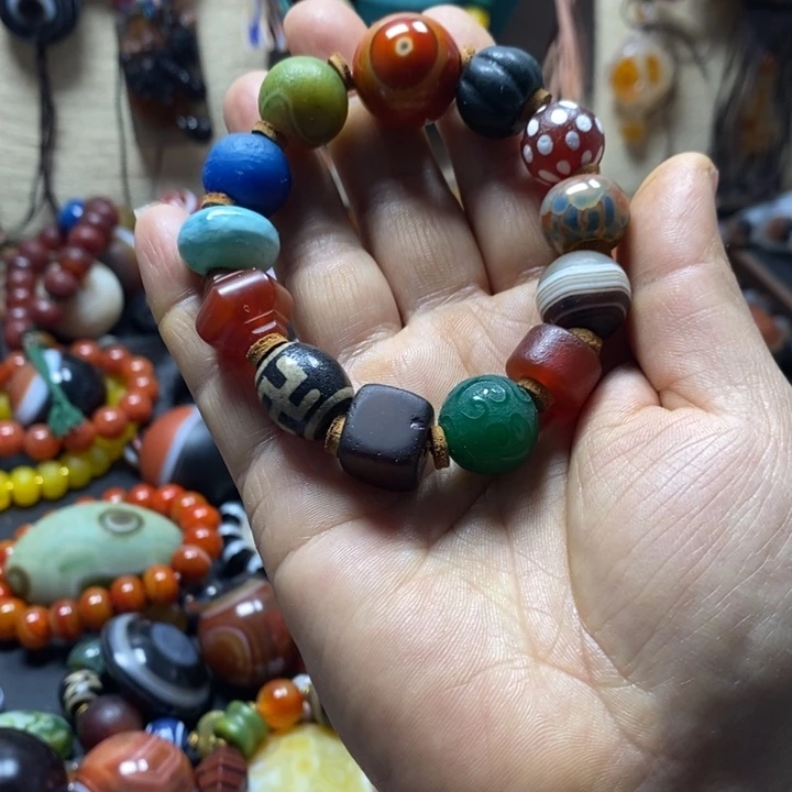 玛瑙/玉髓未镶嵌手链