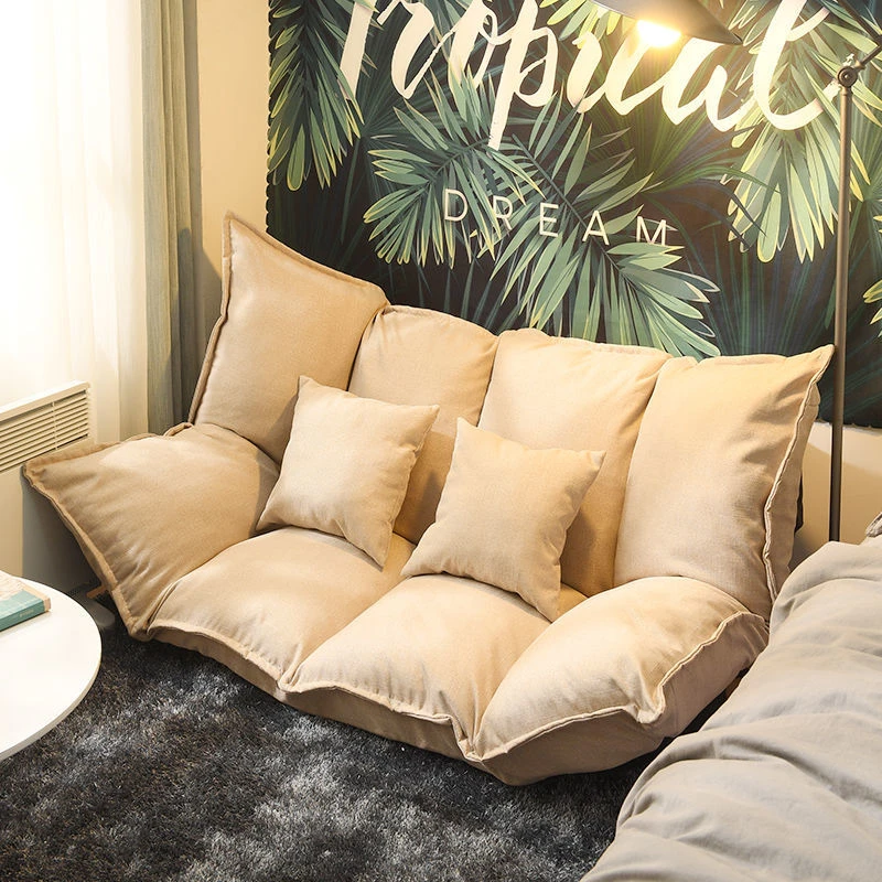 懒人沙发榻榻米地上卧室单双人小户型可折叠出租房日式床两用