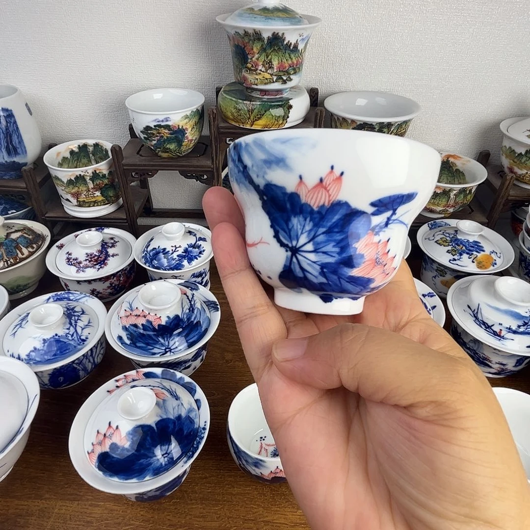 忠意堂釉下彩葫芦