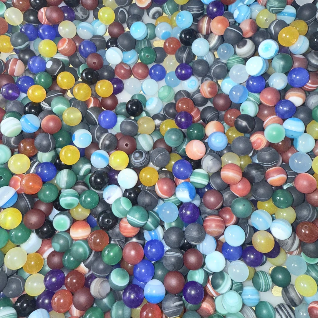 立成珠宝条纹玛瑙多样性发货