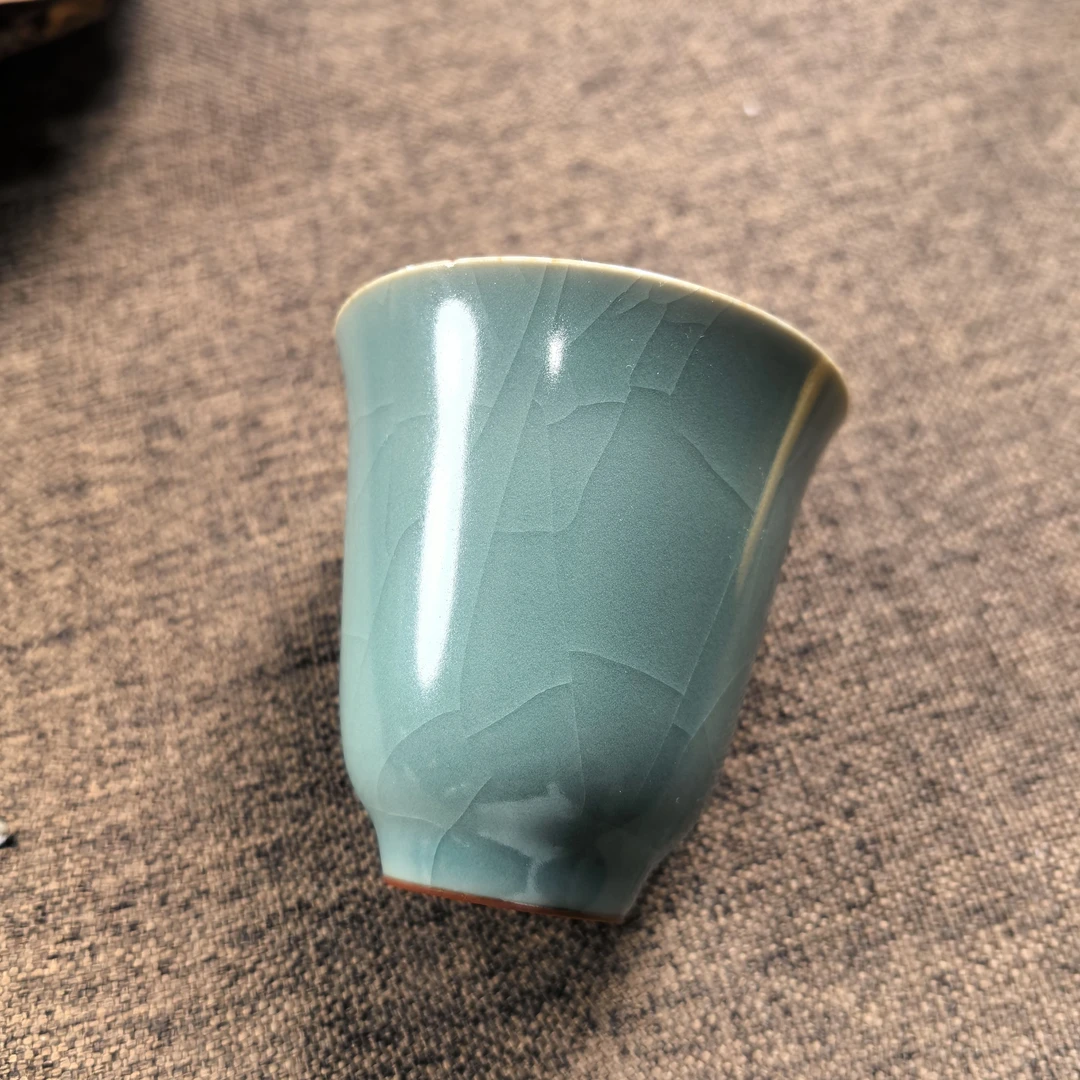 柴窑手工汝瓷闻香杯