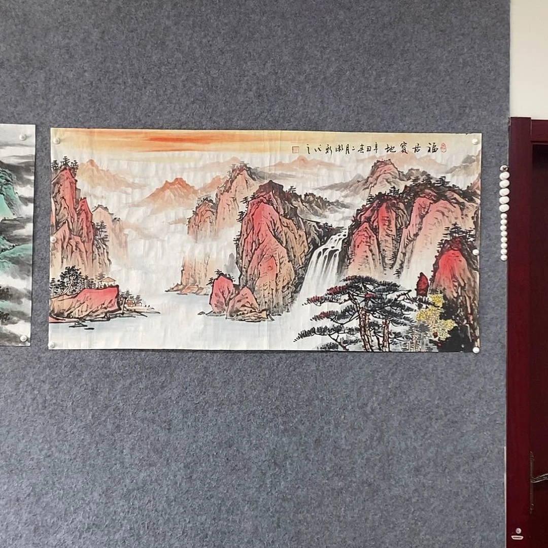 国画福禄宝地四尺整张