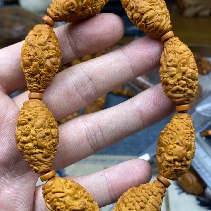 橄榄核手串/手链橄榄核雕工艺手串