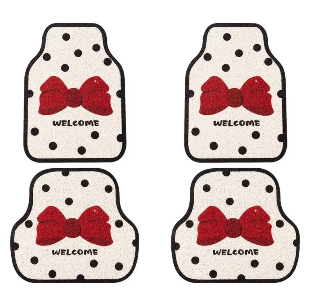 汽车脚垫单片主驾驶丝圈脚垫易清洗防脏通用款车内脚踏垫子可裁剪