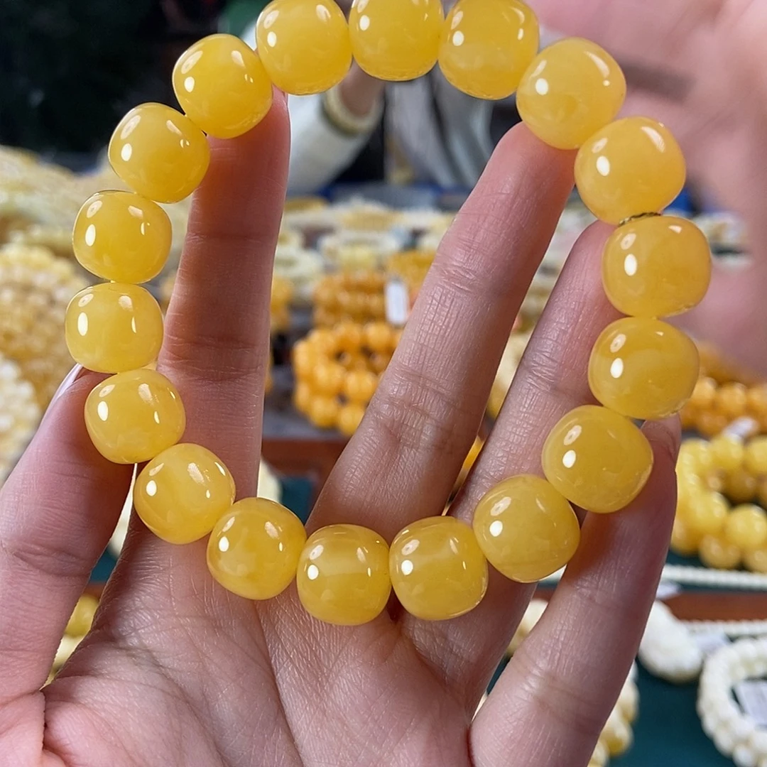 琥珀未镶嵌珠宝奇石13 24.26 黄白花同料