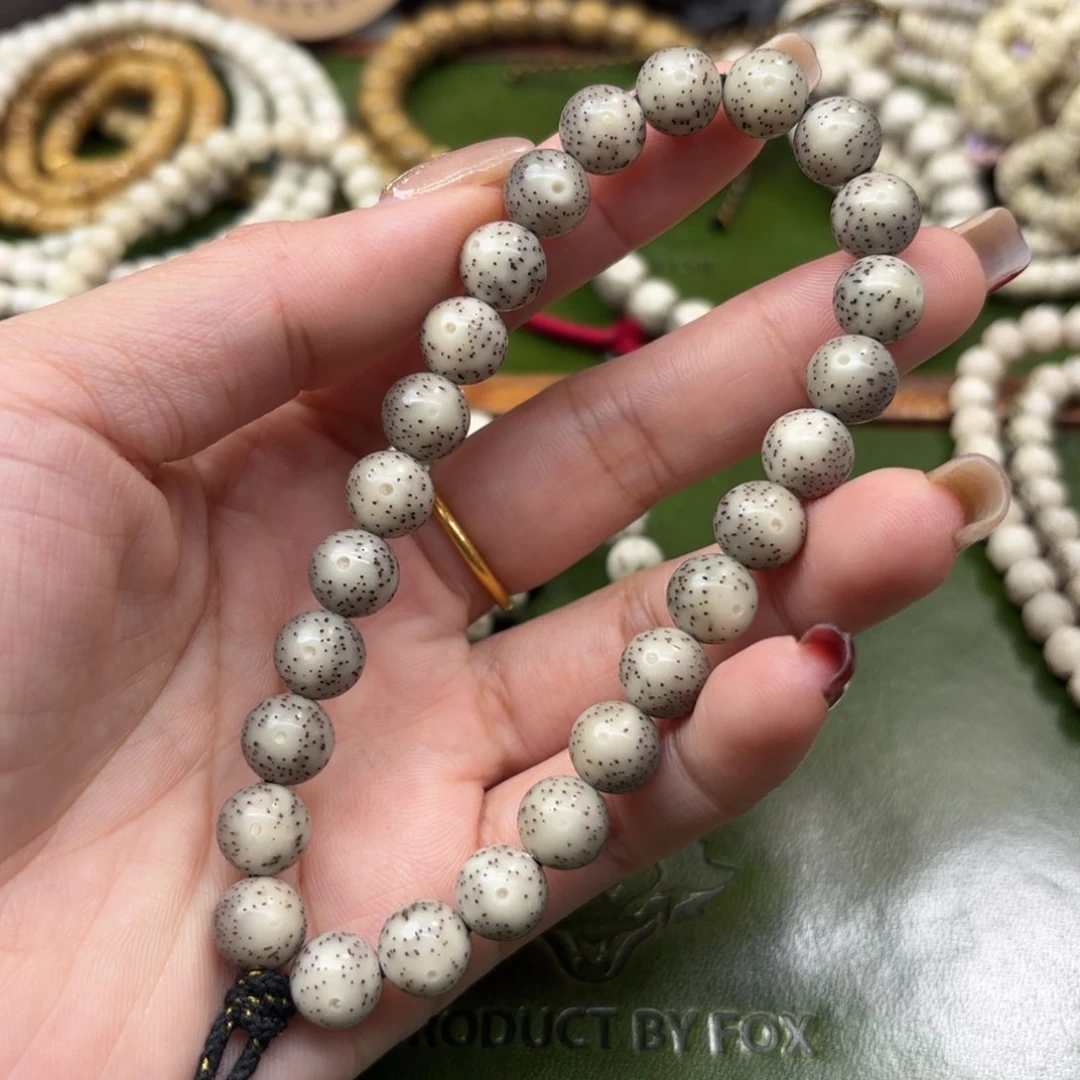 星月菩提手串⚠️漏⚠️9玉化小冰糖⚠️