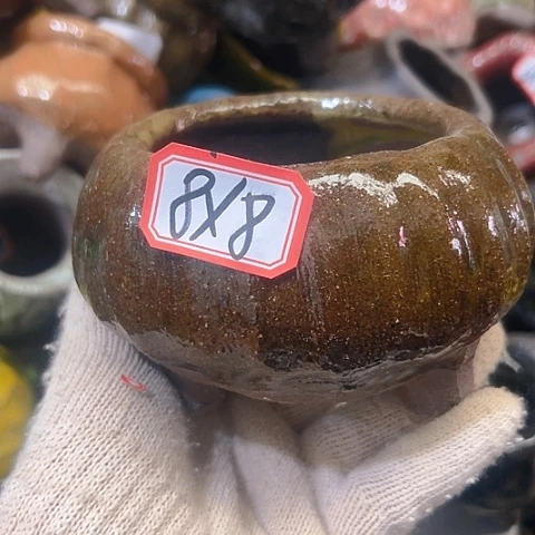 粗陶花盆手工花盆制作